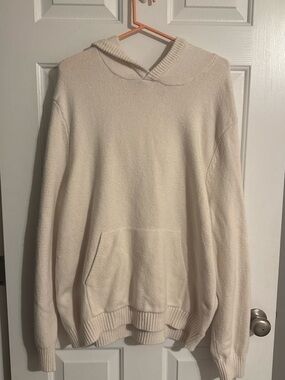 Goodfellow & Co Cream Ribbed Knit Pullover